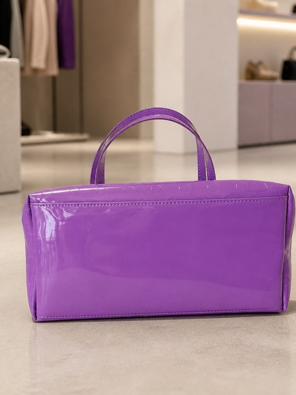 New Kate Spade Sophie Camellia Street Purple Tote Bag - Picture 4 of 7